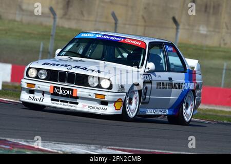 Darren Fielding, BMW E30 M3, Historic Touring Car Challenge, HTCC, Tony Dron Trophy, STCC, U2TC, Donington Historic Festival, Donington Park, England, Stockfoto