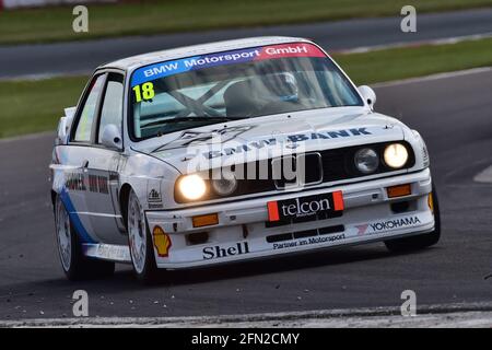 Darren Fielding, BMW E30 M3, Historic Touring Car Challenge, HTCC, Tony Dron Trophy, STCC, U2TC, Donington Historic Festival, Donington Park, England, Stockfoto