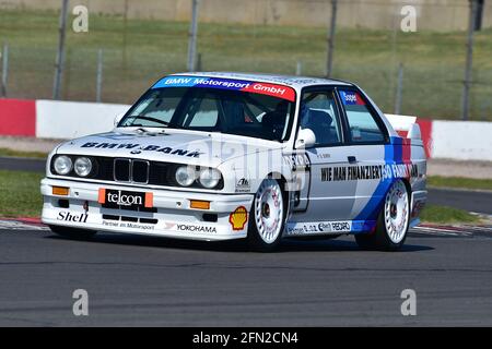 Darren Fielding, BMW E30 M3, Historic Touring Car Challenge, HTCC, Tony Dron Trophy, STCC, U2TC, Donington Historic Festival, Donington Park, England, Stockfoto