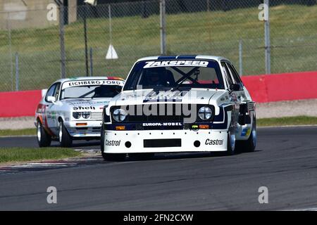 David Tomlin, Ford Escort RS 1800, Historic Touring Car Challenge, HTCC, Tony Dron Trophy, STCC, U2TC, Donington Historic Festival, Donington Park, Eng Stockfoto