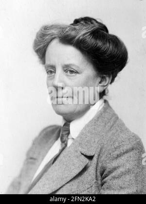 Ethel Smyth. Porträt der englischen Komponistin, Dame Ethel Mary Smyth,(1858 -1944), Foto: Bain News Service, 1922 Stockfoto