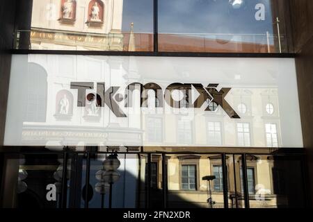 TK Maxx Ladenschild in München Stockfoto