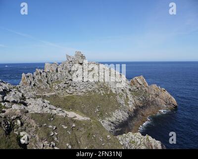 Foto De La Pointe Du Raz ( BEG Ar Raz ) EIN Plogoff ( Plougon ) 11 Juillet 2020 Stockfoto