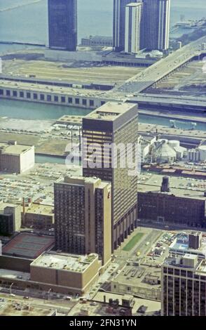 Sityscape, Chicago IL, USA, 1977 Stockfoto