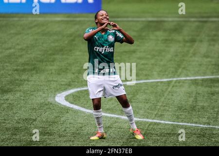 São Paulo (SP), 13/05/2021 - Brasileiro Feminino A-1 2021 / Futebol - Partida entre Palmeiras (SP) x Real Brasília (DF), válida pela sétima rodada do Stockfoto