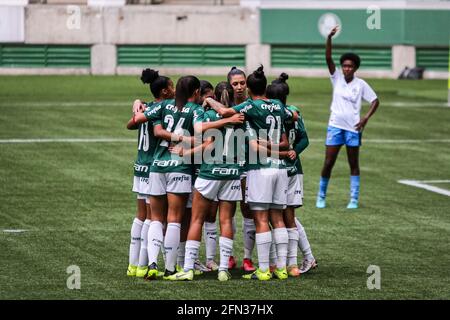 São Paulo (SP), 13/05/2021 - Brasileiro Feminino A-1 2021 / Futebol - Partida entre Palmeiras (SP) x Real Brasília (DF), válida pela sétima rodada do Stockfoto