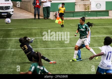 São Paulo (SP), 13/05/2021 - Brasileiro Feminino A-1 2021 / Futebol - Partida entre Palmeiras (SP) x Real Brasília (DF), válida pela sétima rodada do Stockfoto