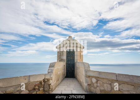 Schloss Santa Bàrbara in Alicante Spanien Stockfoto