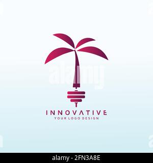 Ein Baum mit Fitness-Symbol Stock Vektor