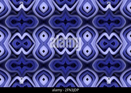 Blauer abstrakter Hintergrund. Abstraktes nahtloses Muster für Tapete, Hintergrund, Banner, Vorlage, Illustration, Stoff und andere Designs. Malen. Stockfoto
