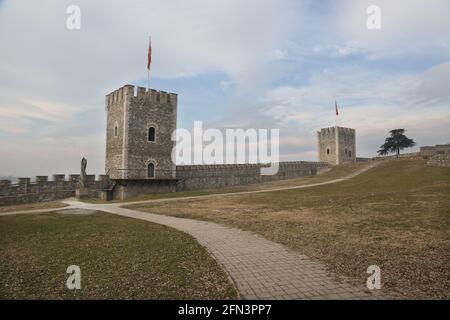 Festung Skopje in Skopje in Mazedonien. Stockfoto