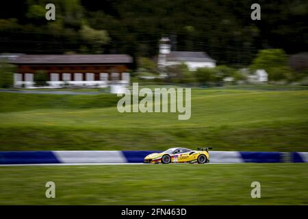 66 Fannin Jody (gbr), Fontana Andrea (ita), Sales Rodrigo (usa), JMW Motorsport, Ferrari F488 GTE Evo, Aktion während der 2021 4 Stunden des Red Bull Rings, 2. Lauf der 2021 European Le Mans Series, vom 14. Bis 16. Mai 2021 auf dem Red Bull Ring, in Spielberg, Österreich - Foto Paulo Maria / DPPI / LiveMedia Stockfoto