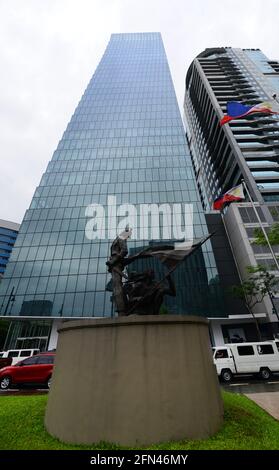 Ang Supremo: Andres Bonifacio Monument in Bonifacio Global City in Metro Manila, Philippinen. Stockfoto