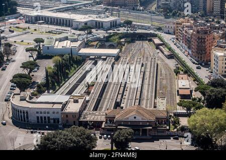 Italien, Latium, Rom, Bahnhof Ostiense Stockfoto