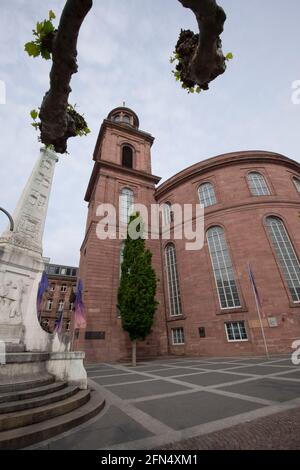 Frankfurt, Deutschland. Mai 2021. Paulskirche in Frankfurt, Außenansicht, Architektur, 12. Mai 2021. â weltweite Nutzung Kredit: dpa/Alamy Live News Stockfoto