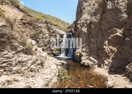 Alamere Creek in Kalifornien an einem sonnigen Tag Stockfoto