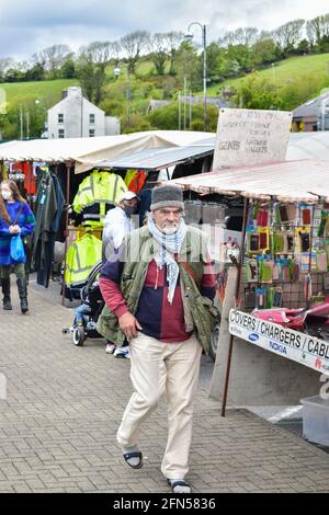 Bantry, West Cork, Irland. Mai 2021. Gestern hat das Gericht des Bantry District Ian Bailey im August 2019 des Drogendiefahrens in Schull, West Cork, für schuldig befunden. Er wurde mit einer Geldstrafe von 700 Euro belegt und für ein Jahr vom Fahren disqualifiziert. Kredit: Bantry Media/Alamy Live Nachrichten Stockfoto