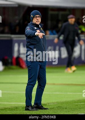 Bologna, Italien. Mai 2021. Rolando Maran (Cheftrainer Genua CFC) während Bologna FC vs Genua CFC, Italienische Fußballserie A Spiel in Bologna, Italien, Mai 12 2021 Quelle: Independent Photo Agency/Alamy Live News Stockfoto