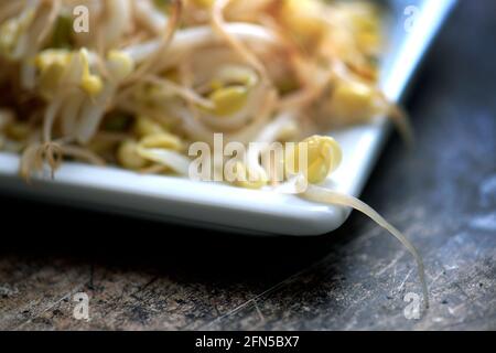 Erstellen oder bauen Sie Ihre eigene Schüssel mit koreanischen Bibimbap. Gemüse schießt Foto Janerik Henriksson / TT Code 10010 Stockfoto