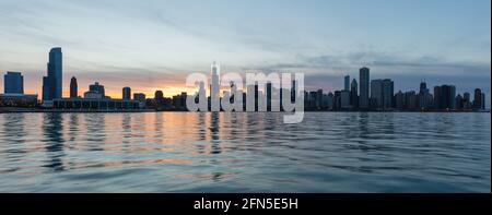 Skyline von Chicago, Illinois, USA Stockfoto