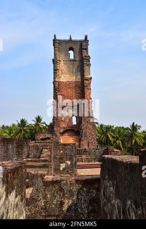 Old Goa, Panjim, Panaji, Goa, Indien Stockfoto