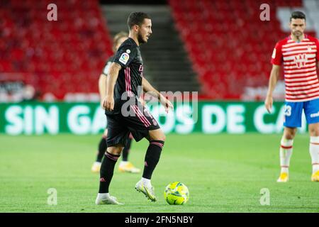 Granada, Italien. Mai 2021. Eden Hazard of Real Madrid während der spanischen Meisterschaft La Liga Fußballspiel zwischen Granada CF und Real Madrid CF am 13. Mai 2021 im Nuevos Los Carmenes Stadion in Granada, Spanien - Phsoto Joaquin Corchero/Spanien DPPI/DPPI/LiveMedia Kredit: Unabhängige Fotoagentur/Alamy Live News Stockfoto