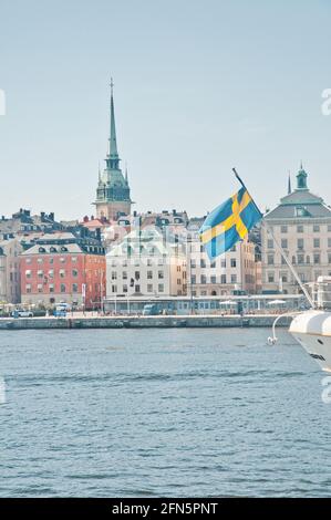 Schwedische Umgebung in Stockholm Stockfoto