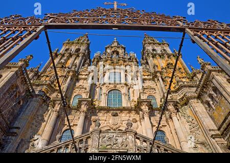 Kathedrale von Santiago Stockfoto