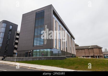 Das Feethams House in Darlington, England, Großbritannien, ist für Mitarbeiter des Finanzministeriums bestimmt, die ihre eigenen Mitarbeiter haben Das Gebäude ist fertiggestellt Stockfoto