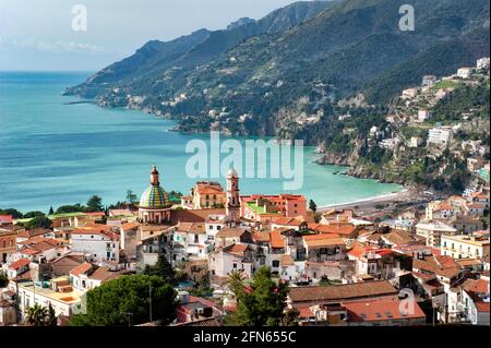 Vietri, Amalfiküste, Salerno, Neapel. Italien Stockfoto