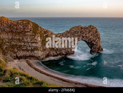 Durdle Door, Lulworth Estate, Dorset, Großbritannien Stockfoto