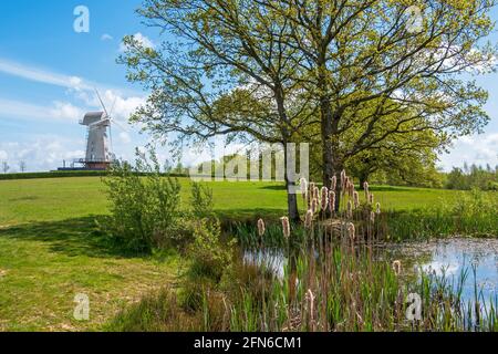 Ringle Crouch Green Windmill, Sandhurst, Kent, Großbritannien Stockfoto