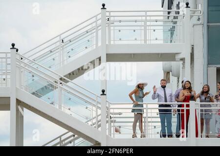 Baltimore, MD, USA. Mai 2021. 14. Mai 2021: Szenen vom Black-Eyed Susan Day auf der Pimlico Race Course in Baltimore, Maryland. Scott Serio/Eclipse Sportswire/CSM/Alamy Live News Stockfoto