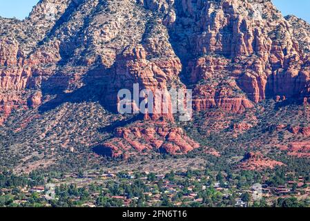 Blick vom Sedona Flughafen. Sedona, Arizona, USA. Stockfoto