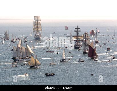 Tall Ships Rennen Falmouth Cornwall Stockfoto