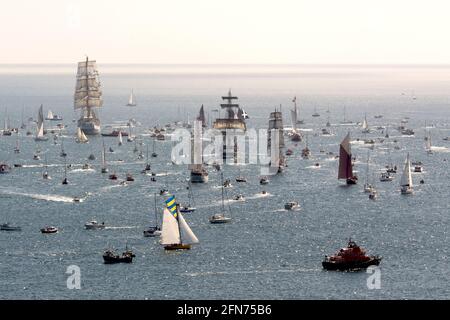 Tall Ships Rennen Falmouth Cornwall Stockfoto