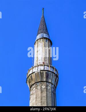 Mosgue mit Minarett in Sarajevo, Bosnien-Herzegowina Stockfoto