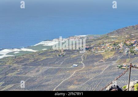 Vulkan San Antonio, La Palma, Spanien Stockfoto