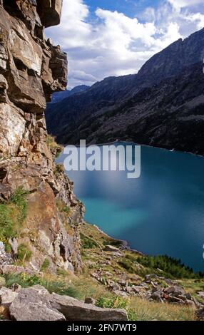 Lago di Telecchio, Parco Nazionale del Gran Paradiso Stockfoto