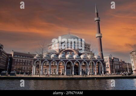 Die Moschee Aya Sofya In Amsterdam, Niederlande 22-3-2020 Stockfoto