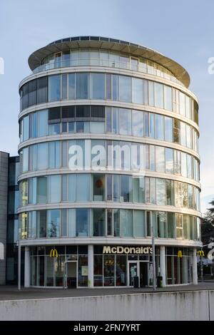 Modernes Bürogebäude, Unna, Ruhrgebiet, Nordrhein-Westfalen, Deutschland, Europa Stockfoto