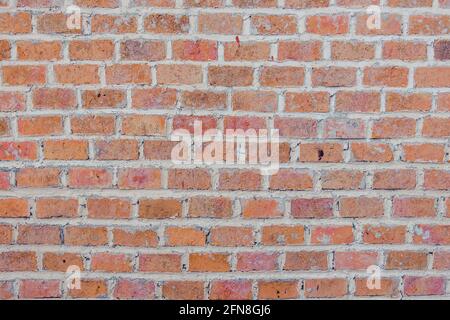Nahtlose alte Grunge Ziegelwand Muster Steinblock Tapete für Grafik-Design 3D-Modell Gebäude Textur und Hintergrund. Stockfoto