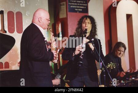 John Altman und Julian Marc Stringle, NJA Benefit, 100 Club Oxford Street, London, 2008. Stockfoto