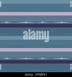 Nahtlos wiederholtes Muster. Elegantes Geschenkpapier in Blau- und Violetttönen. Mitternachtsfarben. Stock Vektor