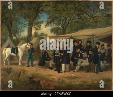 Zachary Taylor in Walnut Springs, 1847. Stockfoto