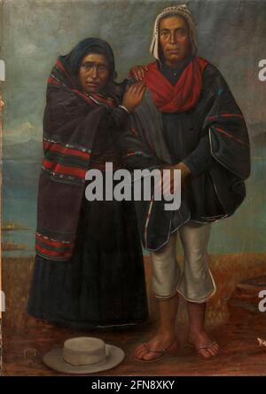Titica Indians (Aymara), ca. 1890-1892. Stockfoto