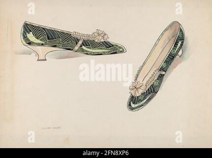 Damenschuhe, c. 1936. Stockfoto