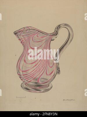 Cream Pitcher, c. 1936. Stockfoto