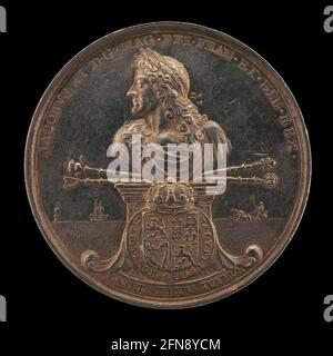 James II., 1633-1701, King of England 1685-1688 [Vorderseite], 1685. Stockfoto