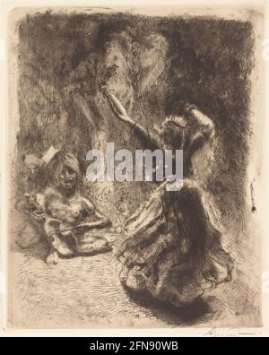 Die Tänzerin von Tanjore (La bayad &#xe8; re of Tanjore), 1914. Stockfoto